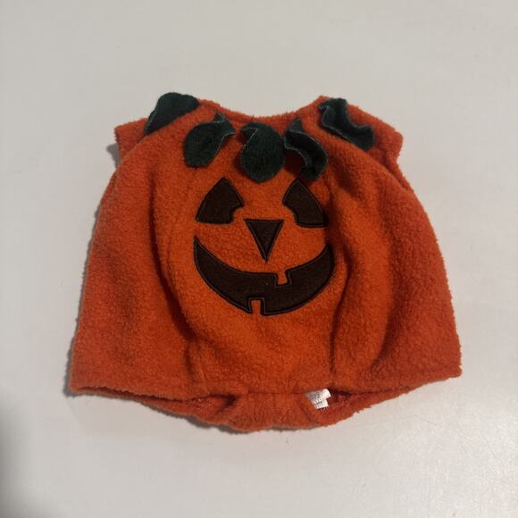 American Girl Bitty Baby Halloween Pumpkin Costume Headband Doll Clothes - Picture 2 of 10